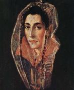 GRECO, El Female Portrait Spain oil painting artist